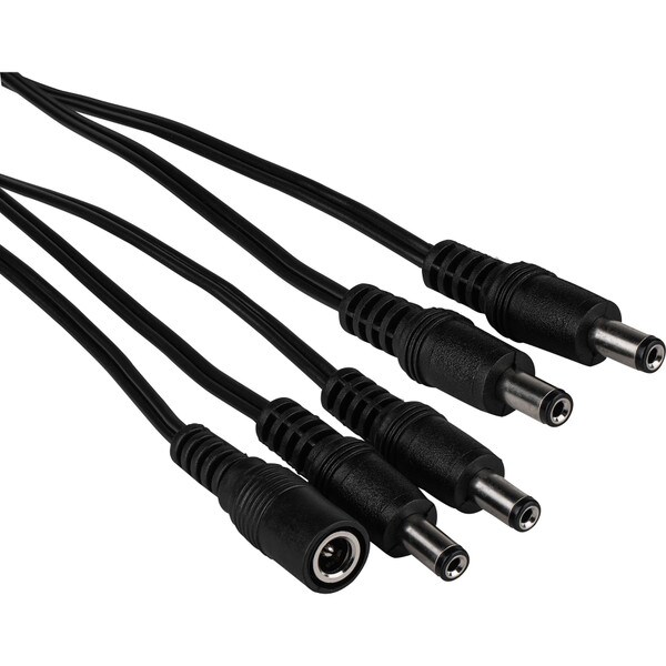 Main product image for 20" 2.1 x 5.5mm DC Y Cable 1 Female to 4 Ma 090-1009